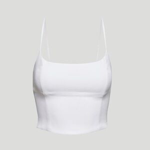 White Aritzia Wilfred Basel Bustier